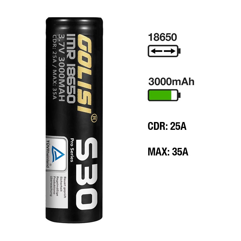S30 18650 Battery