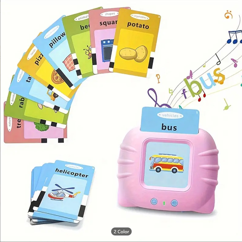 Interactive Learning Toys For 2-4 Year Old English Guidance, AudibleBaby Flash Cards, And More - Perfect Birthday Gifts For Boys And Girls